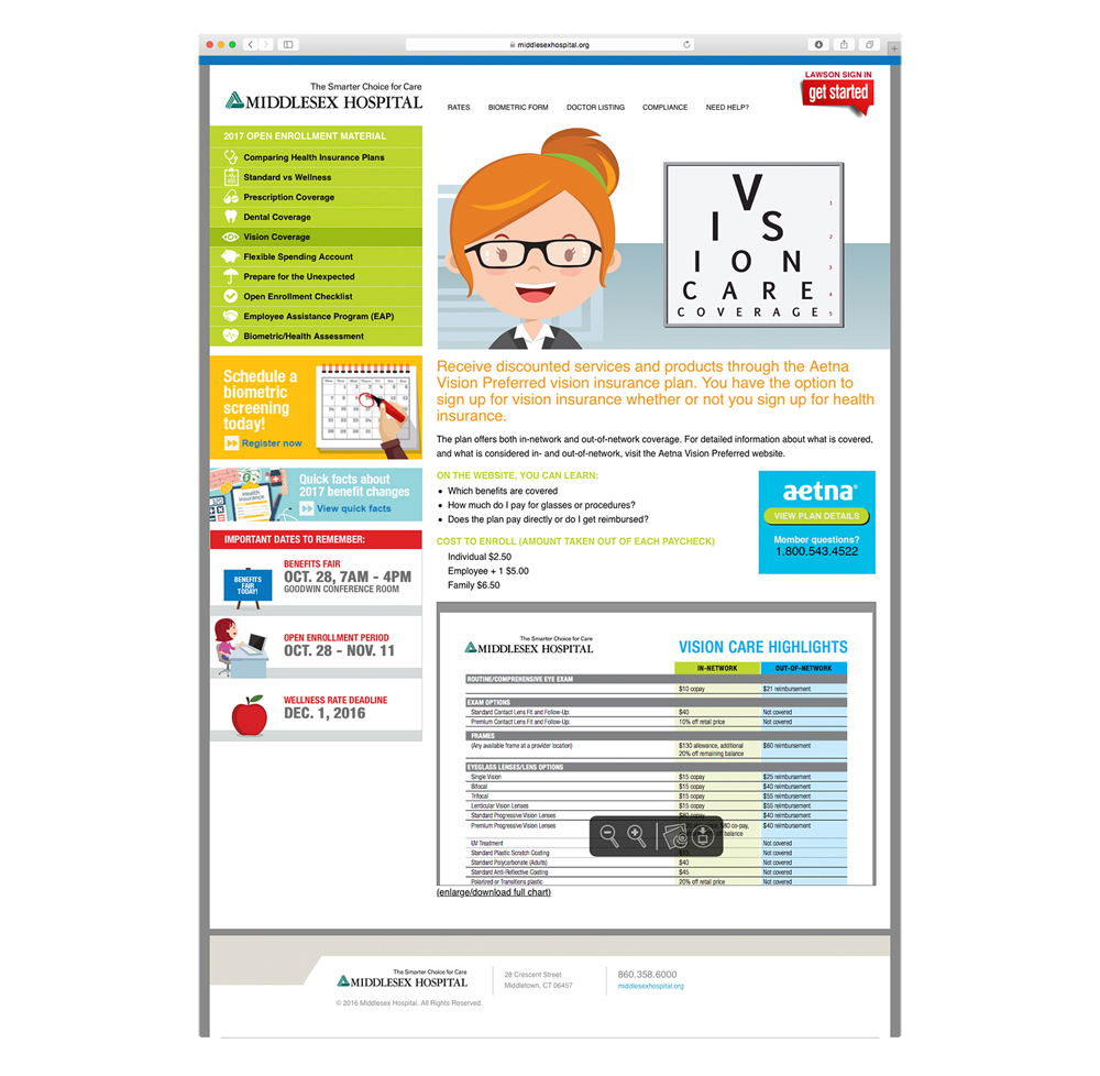 Employee Benefits Website Wessels Design